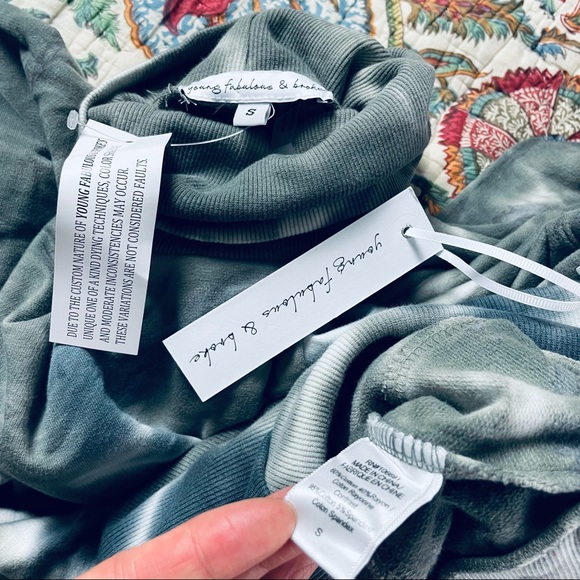 YOUNG FABULOUS AND BROKE Dress Asymmetric Slit with Zipper e1234Se5Me6L - Picture 10 of 15